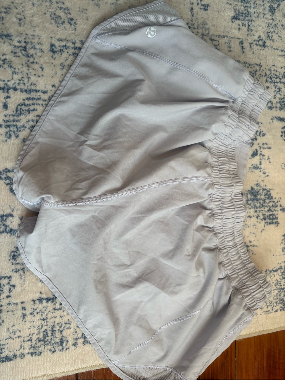 lululemon athletica Light Gray Women's Athletic Shorts